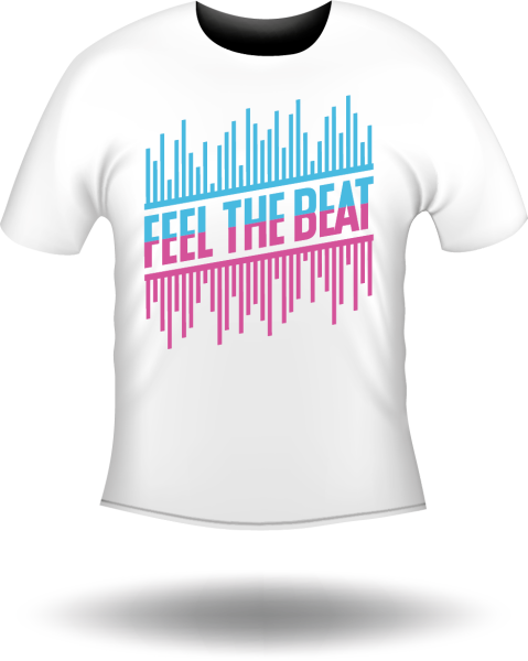 T-Shirt Feel the Beat
